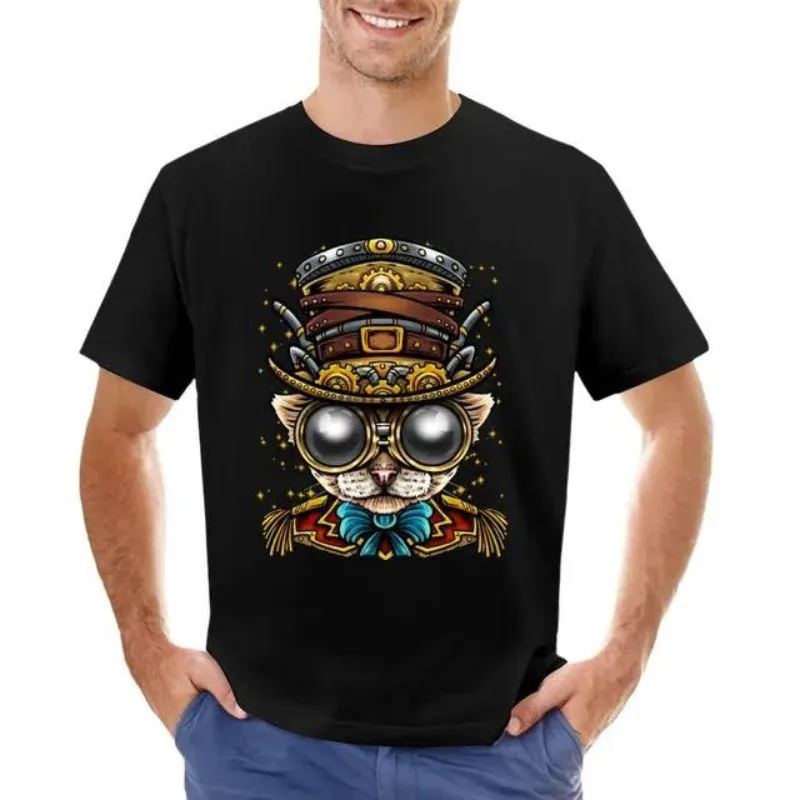 Aanzicht 2 — Steampunk-T-shirt voor heren