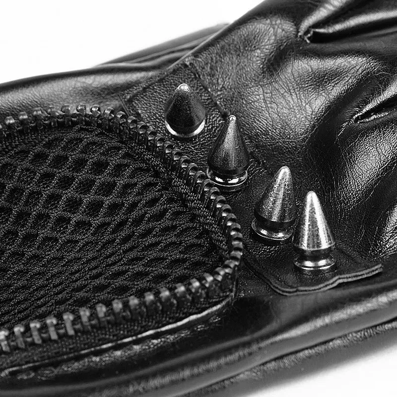 Aanzicht 4 — Handschoen voor heren – gothic van PU