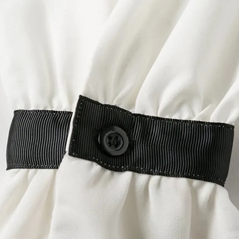 Aanzicht 6 — Steampunk blouse voor dames – modern