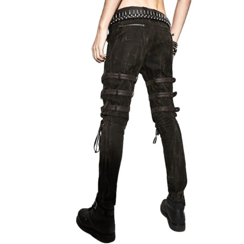 Aanzicht 3 — Broek – punk bruin
