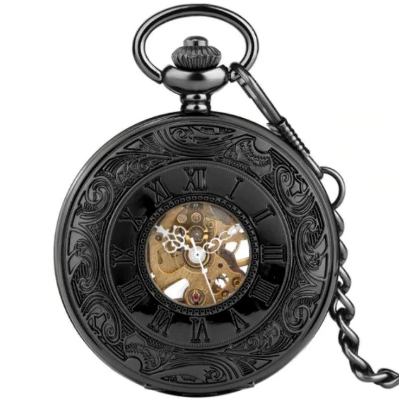 Steampunk zakhorloge – Romeinse cijfers