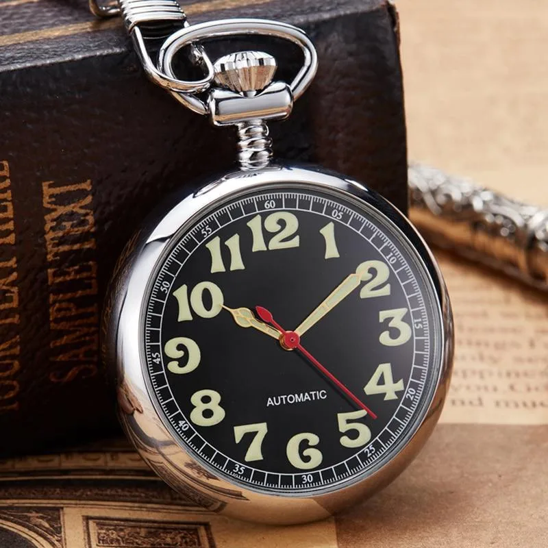 Steampunk zakhorloge – met Arabische cijfers