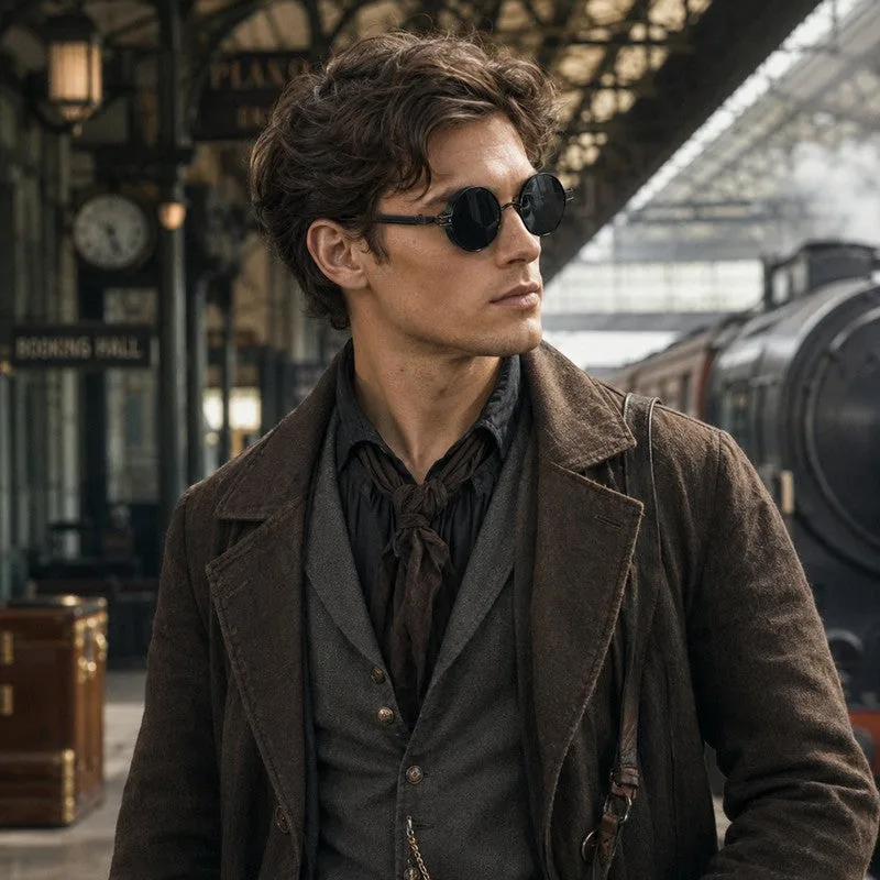 Aanzicht 10 — Steampunk zonnebril – vintage