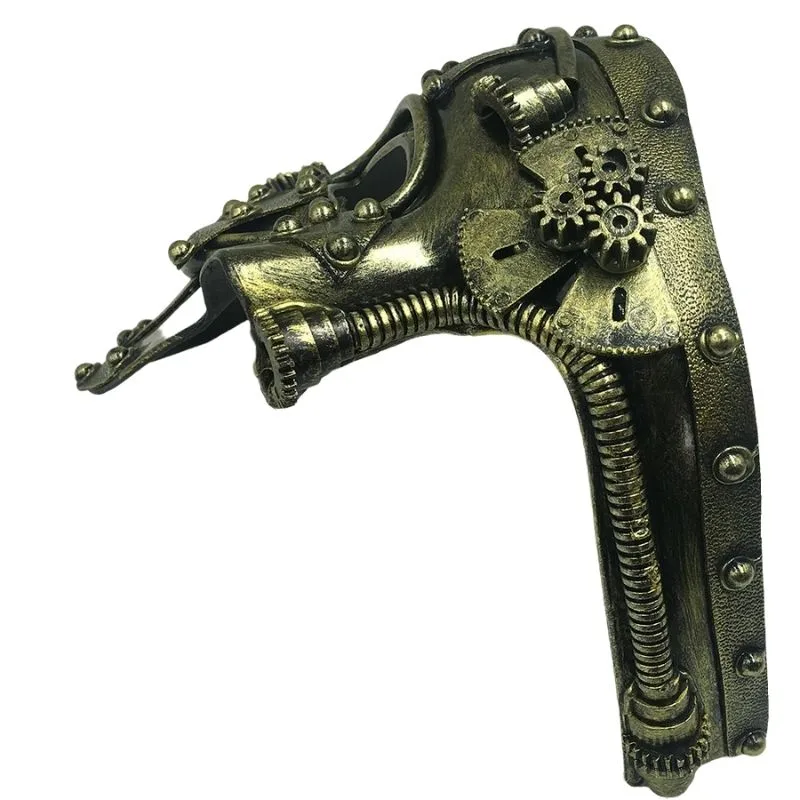 Aanzicht 4 — Steampunk masker – Venetiaans