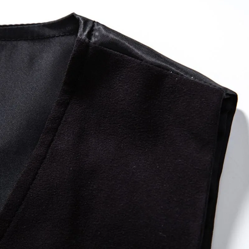 Aanzicht 3 — Kostuumgilet – retro zwart