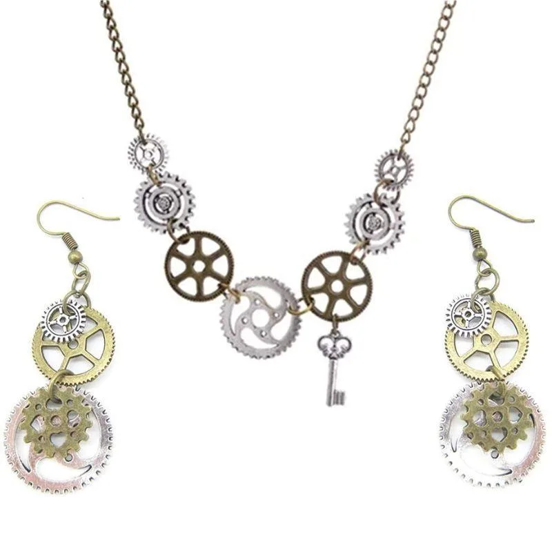 Steampunk halsketting voor dames