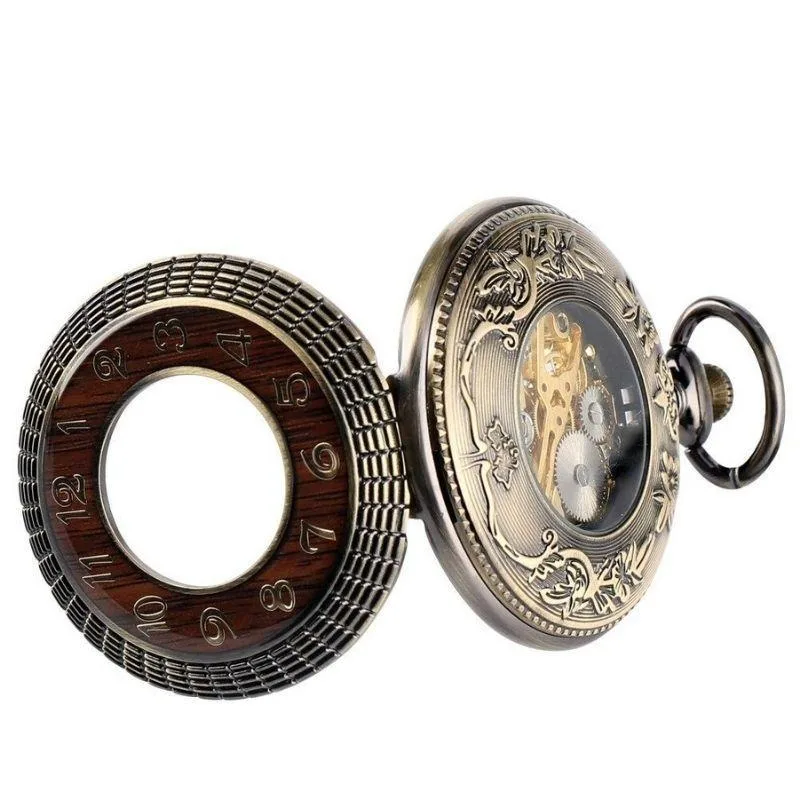Aanzicht 6 — Steampunk zakhorloge – vintage