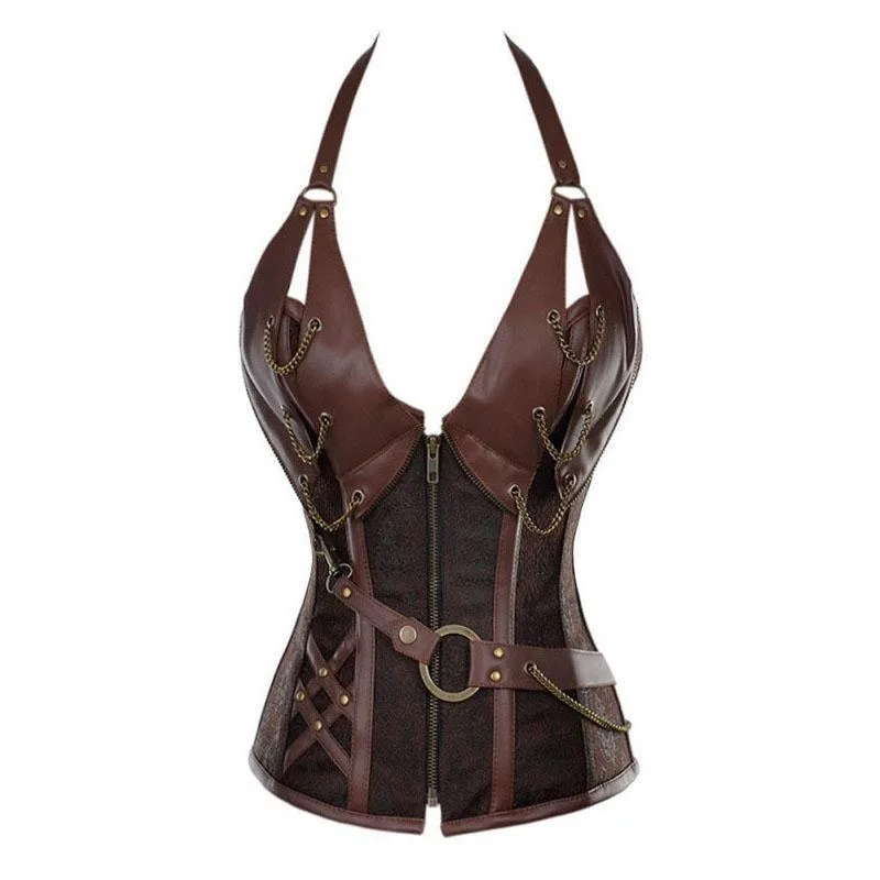Aanzicht 11 — Steampunk korset – grote maten