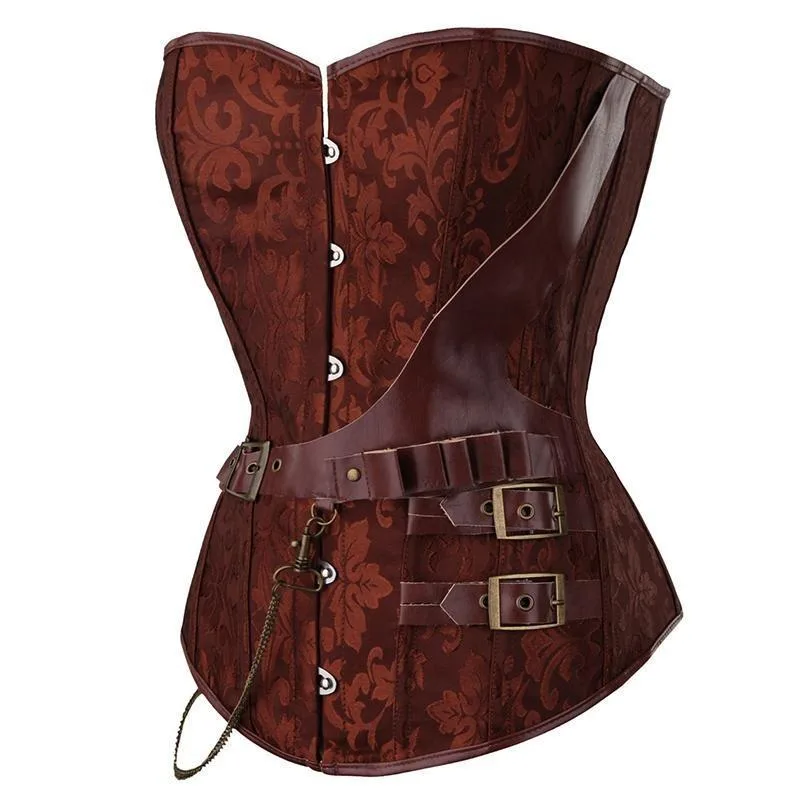 Aanzicht 2 — Steampunk korset – piratenstijl
