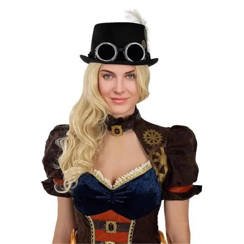 Aanzicht 3 — Steampunk hoed – voor kostuum