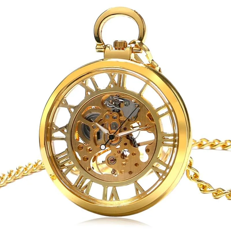Aanzicht 3 — Steampunk zakhorloge – transparant