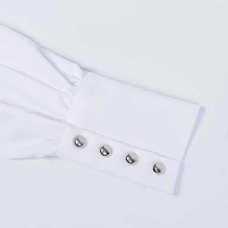 Aanzicht 4 — Blouse voor dames – Victoriaans – model 2