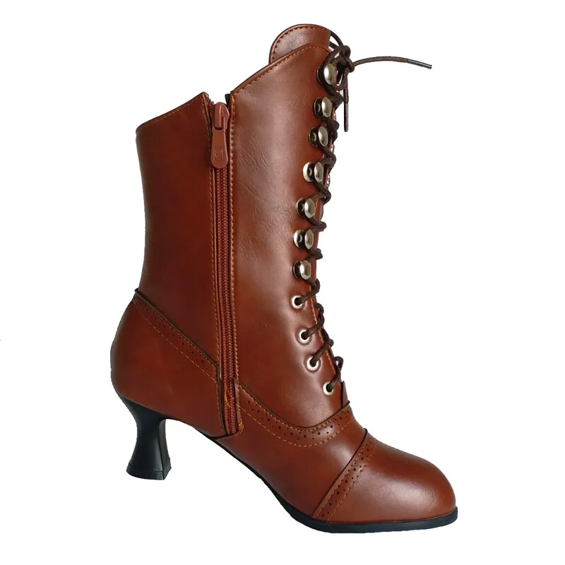 Aanzicht 3 — Schoenen – Victoriaans bruin