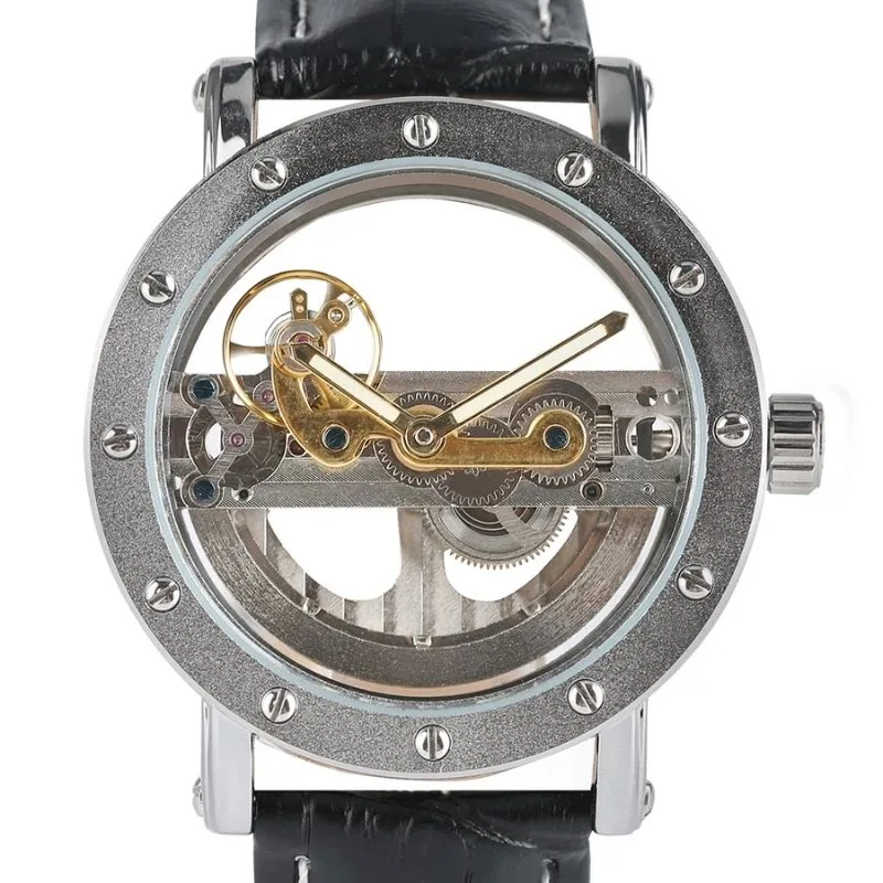 Aanzicht 7 — Skeleton horloge voor heren – transparant