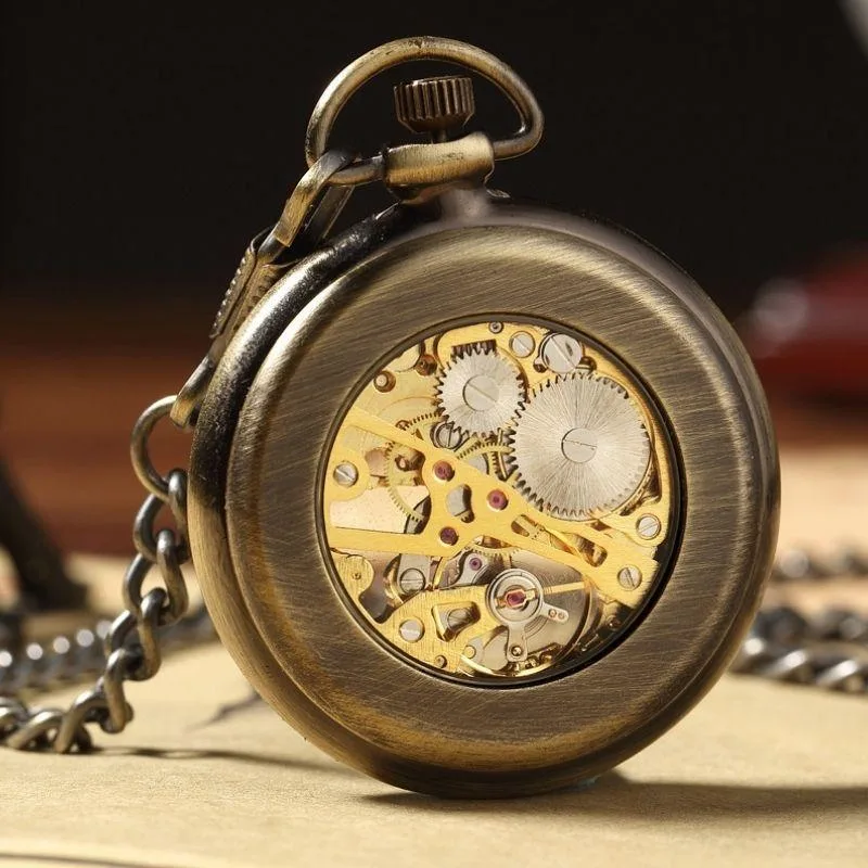 Aanzicht 4 — Zakhorloge – bronskleurig
