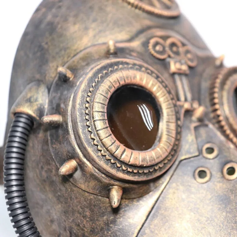 Aanzicht 4 — Steampunk pestdoktermasker