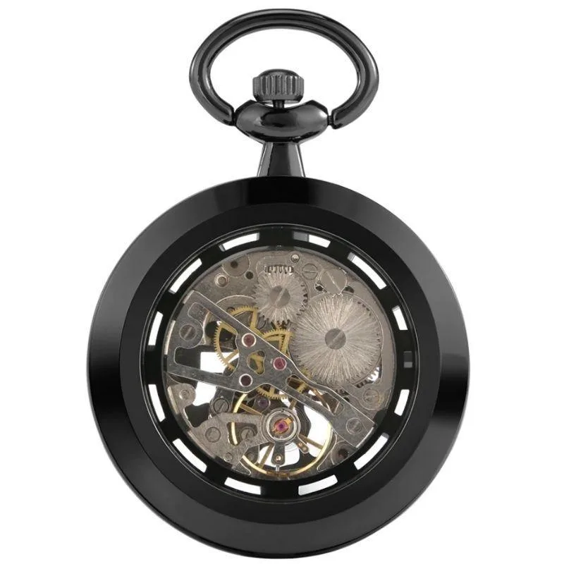 Aanzicht 3 — Zakhorloge – skelet zwart