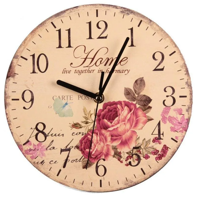 Aanzicht 9 — Wandklok – vintage van hout