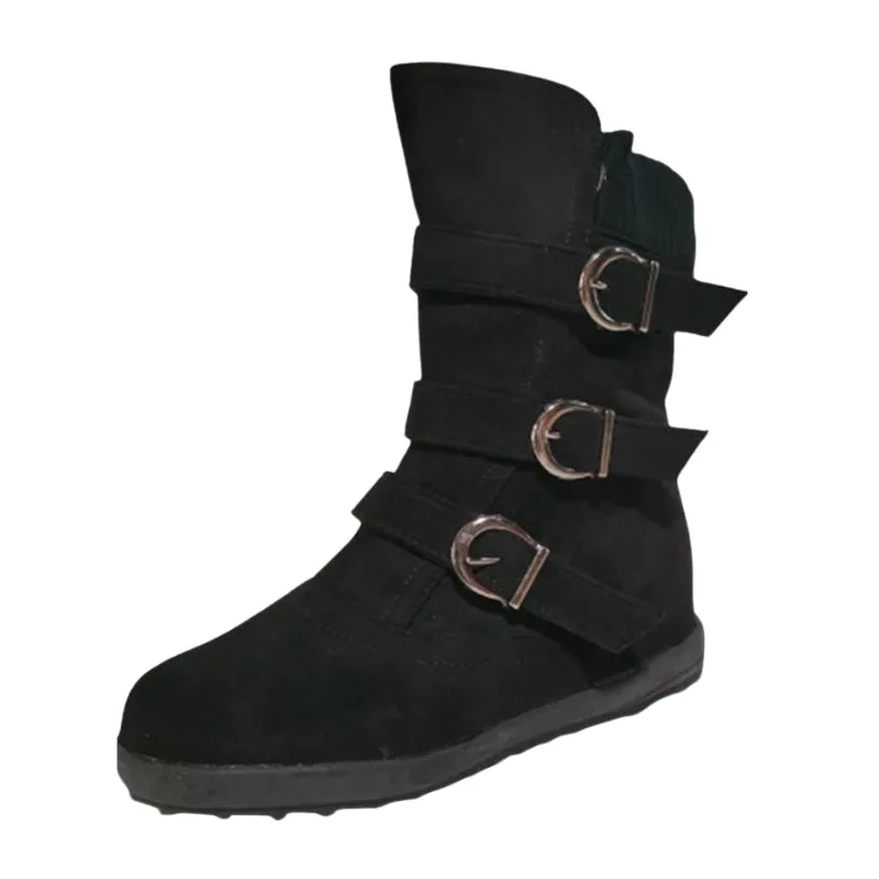 Aanzicht 11 — Steampunk enkellaarzen voor dames – gevoerd