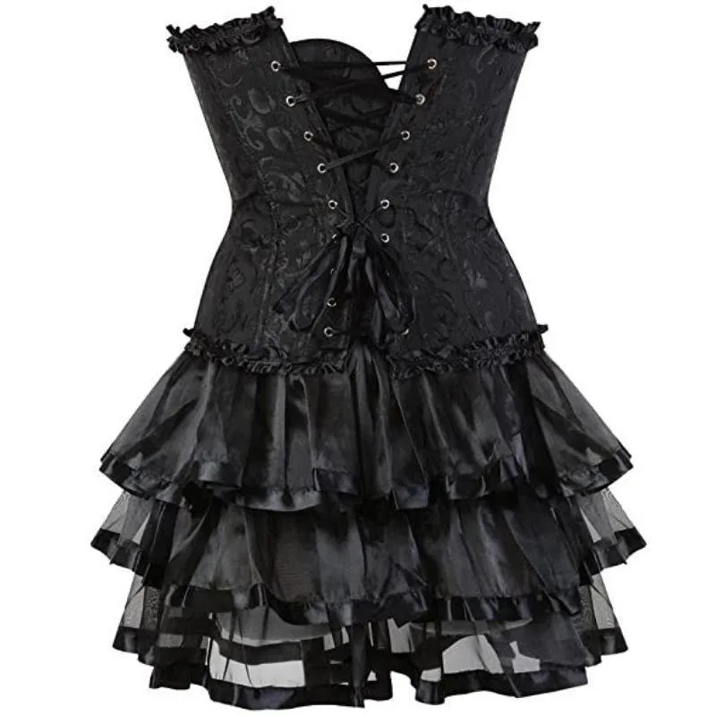 Aanzicht 3 — Steampunk jurk – kort