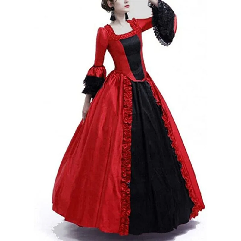 Aanzicht 4 — Jurk – Victoriaans rococo