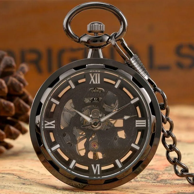 Aanzicht 4 — Zakhorloge – skelet zwart