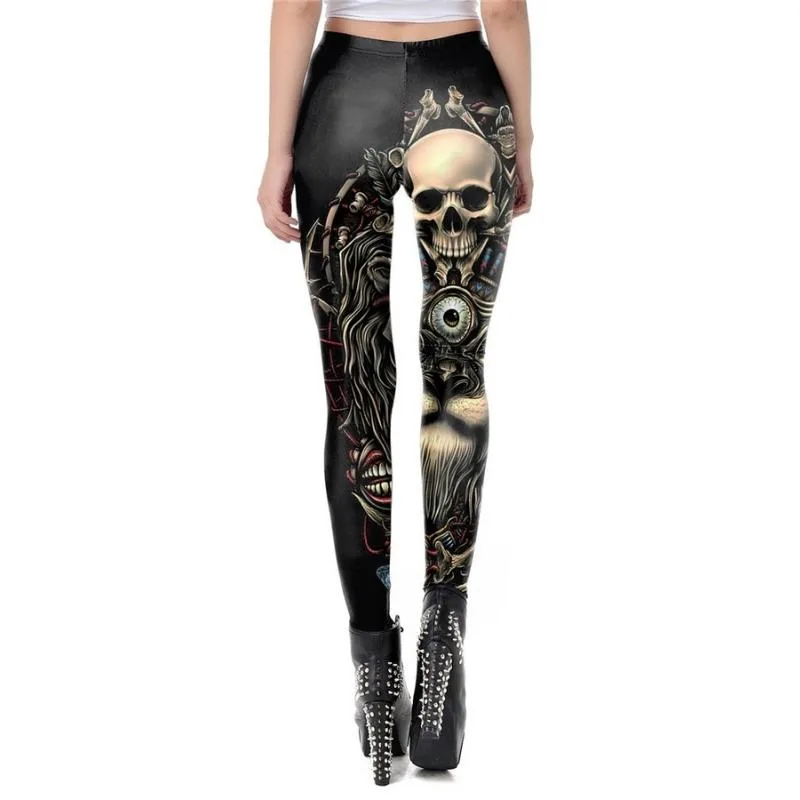 Aanzicht 3 — Legging – schedel