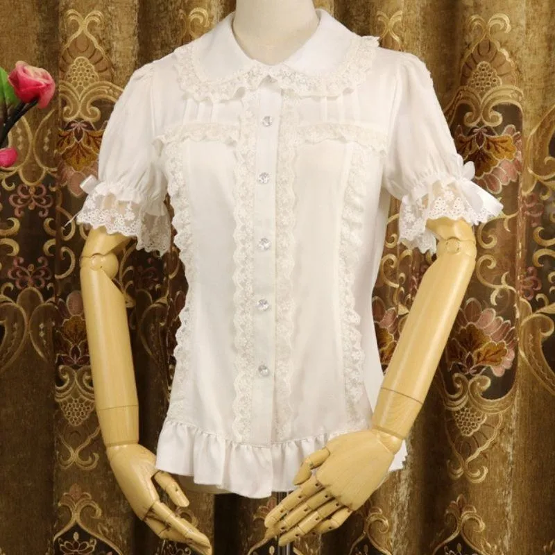 Aanzicht 2 — Steampunk blouse – Edwardiaans