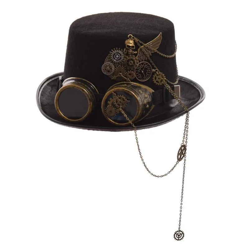 Steampunk hoed – met bril