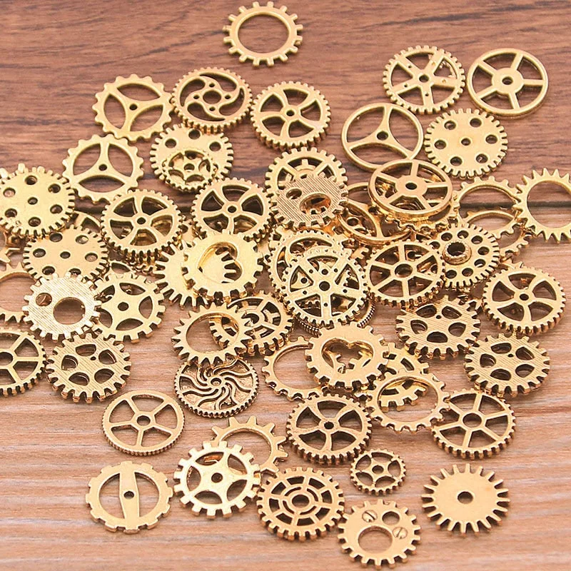 Aanzicht 10 — Steampunk tandwiel set