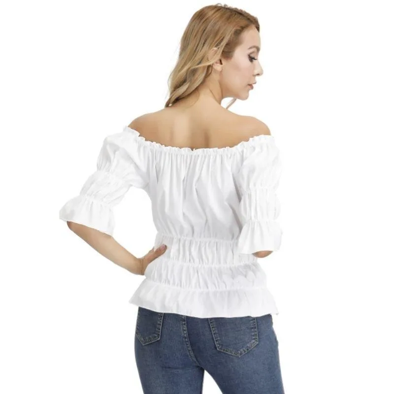Aanzicht 4 — Steampunk blouse – renaissance