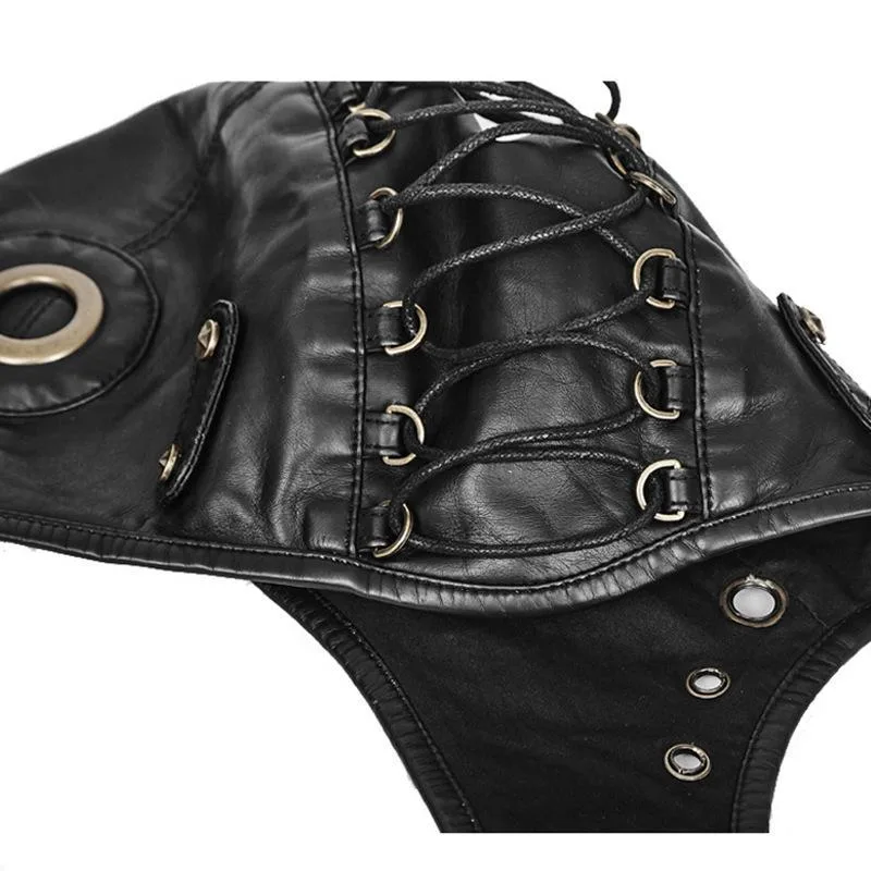 Aanzicht 6 — Steampunk hoed – pilotenstijl