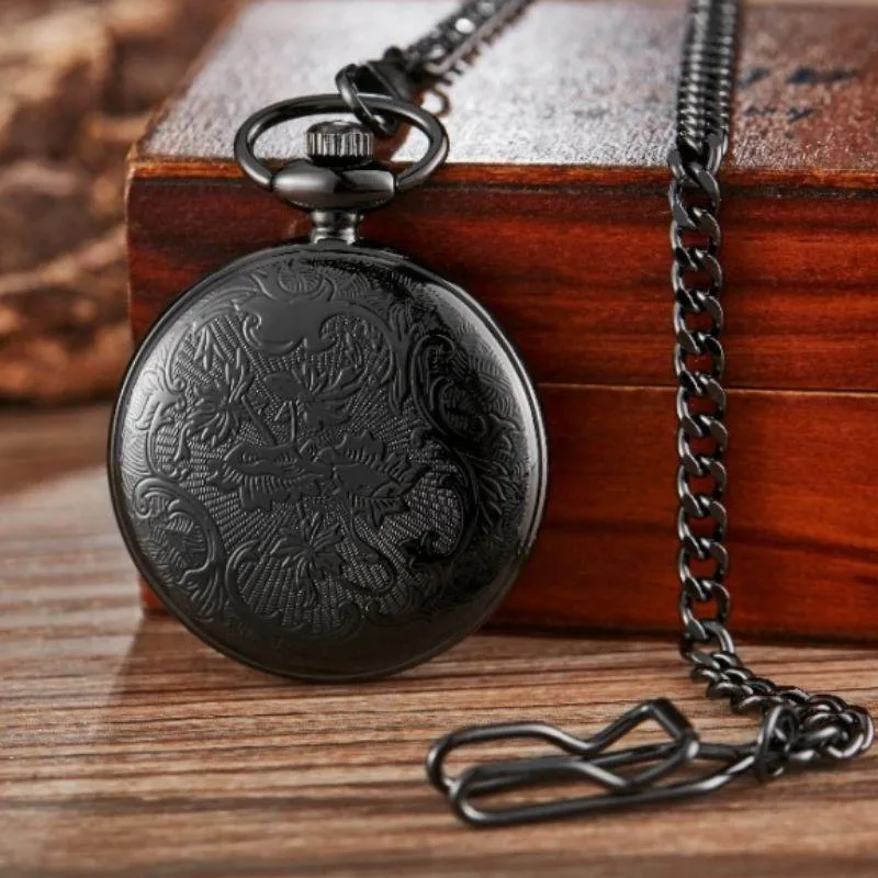 Aanzicht 7 — Steampunk zakhorloge – met Arabische cijfers
