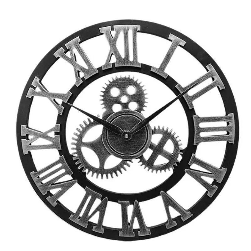 Aanzicht 3 — Steampunk wandklok
