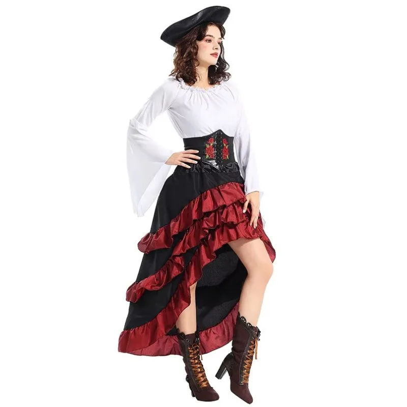 Aanzicht 2 — Steampunk jurk – cosplay piratenstijl