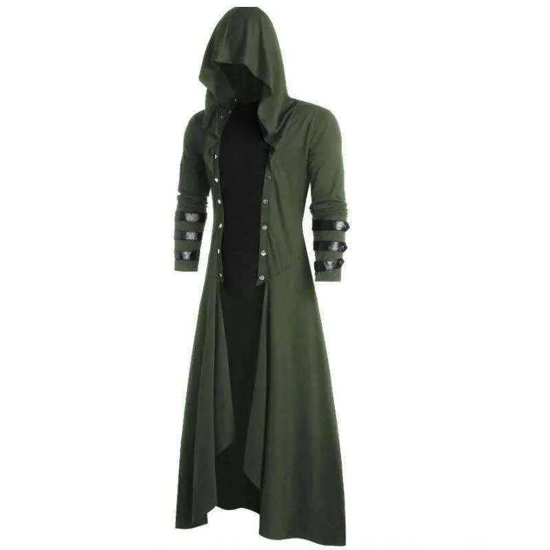 Aanzicht 4 — Steampunk jas voor heren – lang