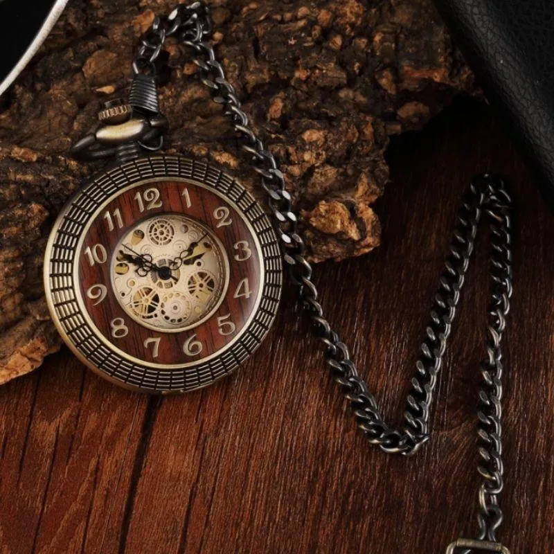 Aanzicht 5 — Steampunk zakhorloge – zonder batterij