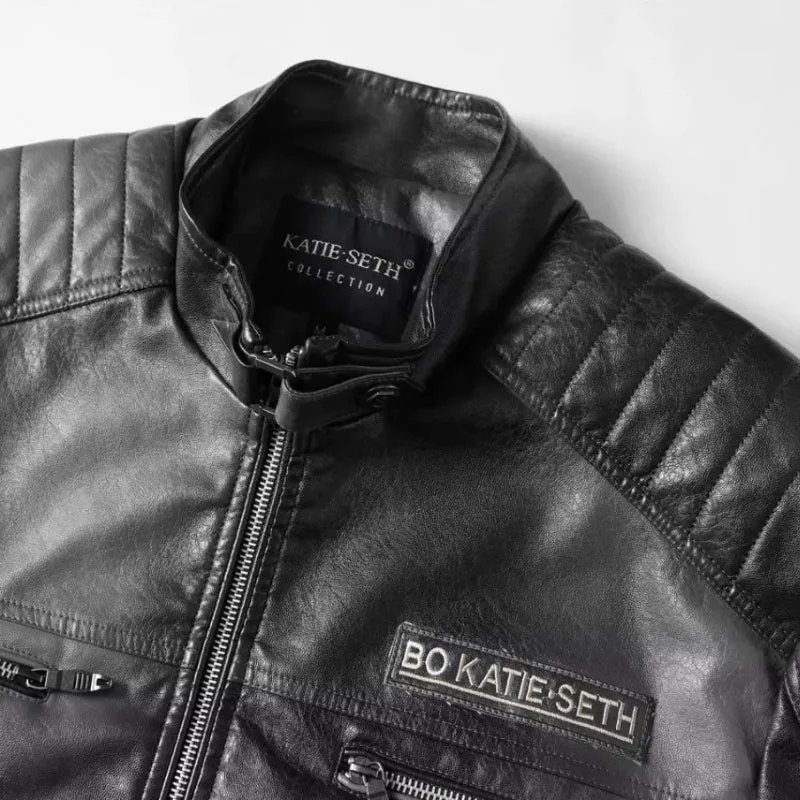 Aanzicht 2 — Blouson – Biker PU-kunstleer