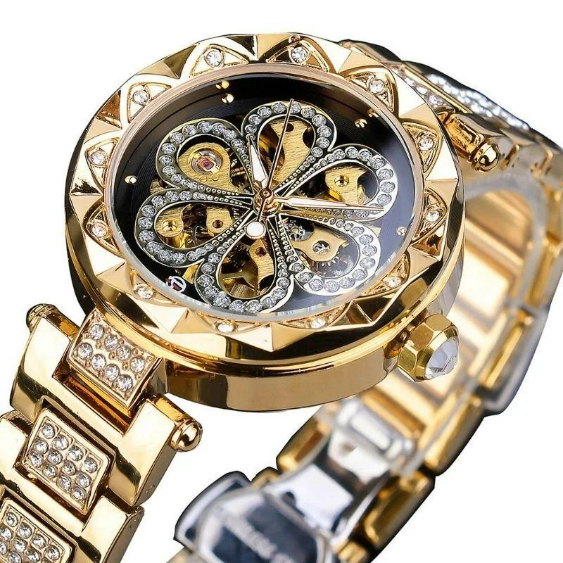 Aanzicht 6 — Skeleton horloge voor dames – elegante stijl