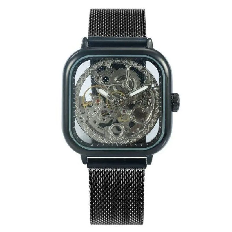 Aanzicht 6 — Steampunk horloge – zichtbaar uurwerk