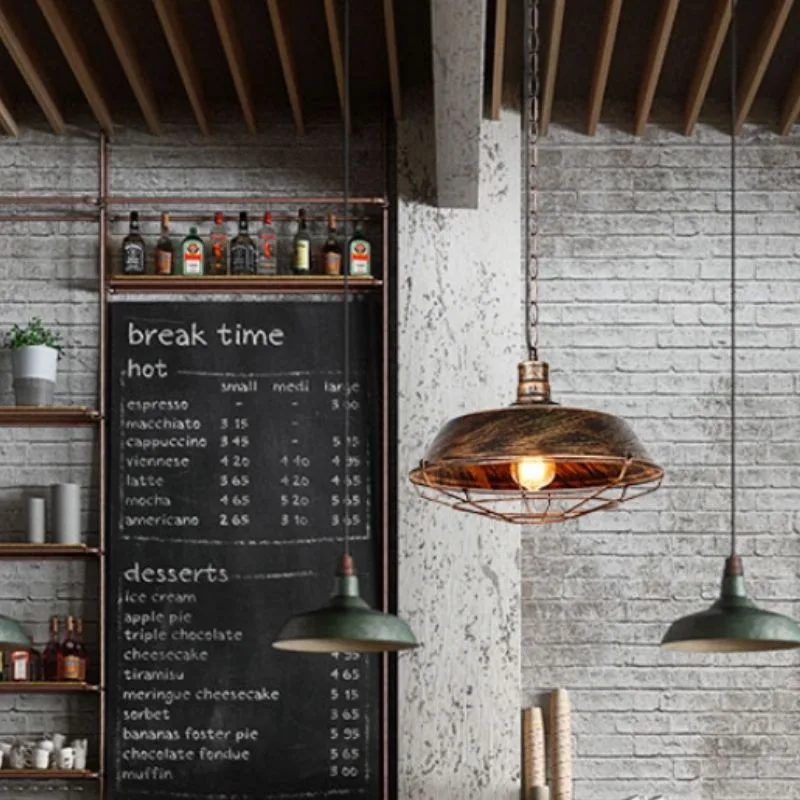 Aanzicht 2 — Hanglamp – stijl industrieel
