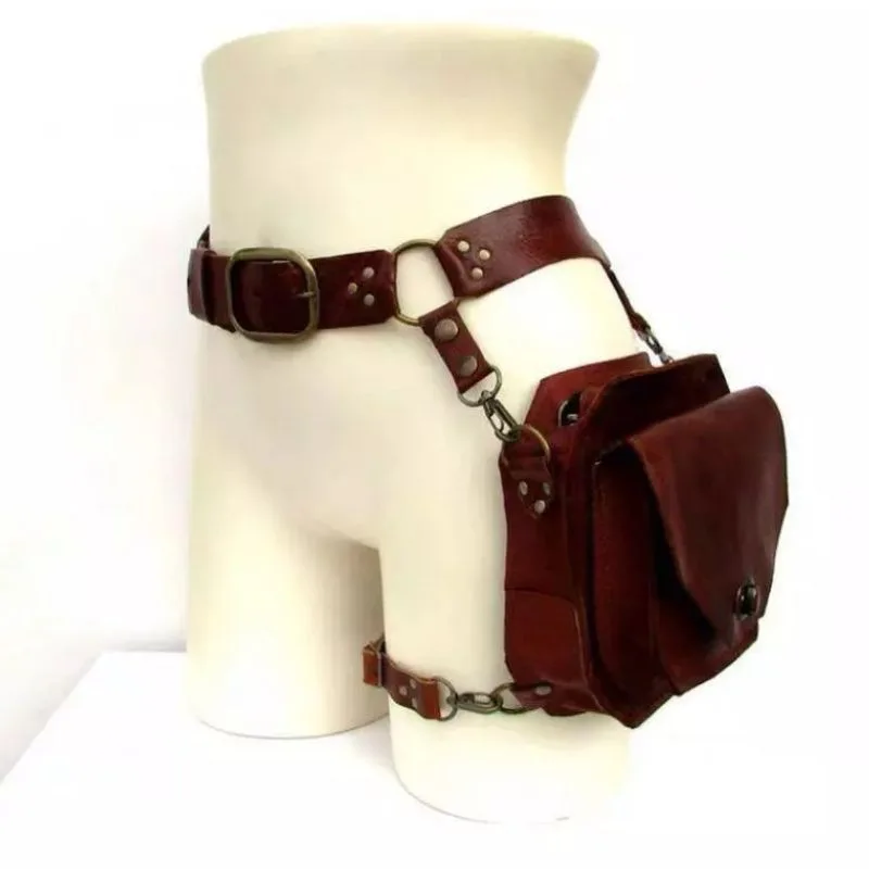 Aanzicht 2 — Steampunk riem – met tas