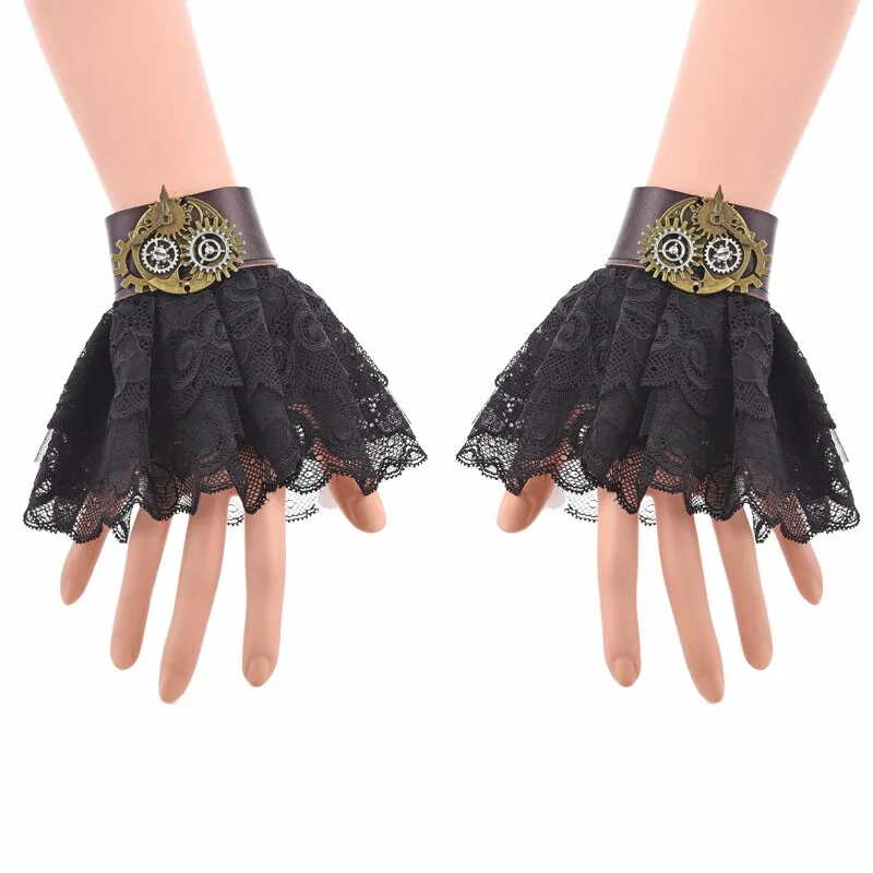 Steampunk handschoen voor dames