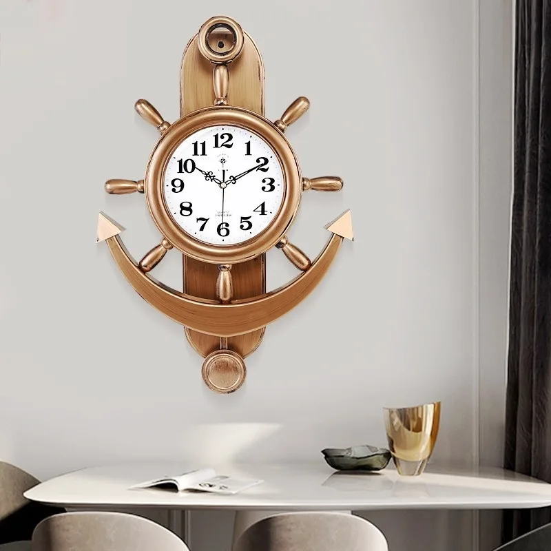 Aanzicht 3 — Steampunk horloge – stuurwiel