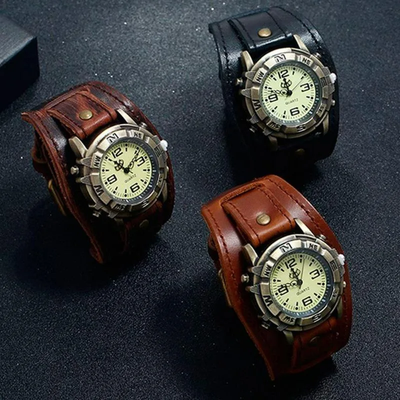 Aanzicht 5 — Steampunk polshorloge voor heren