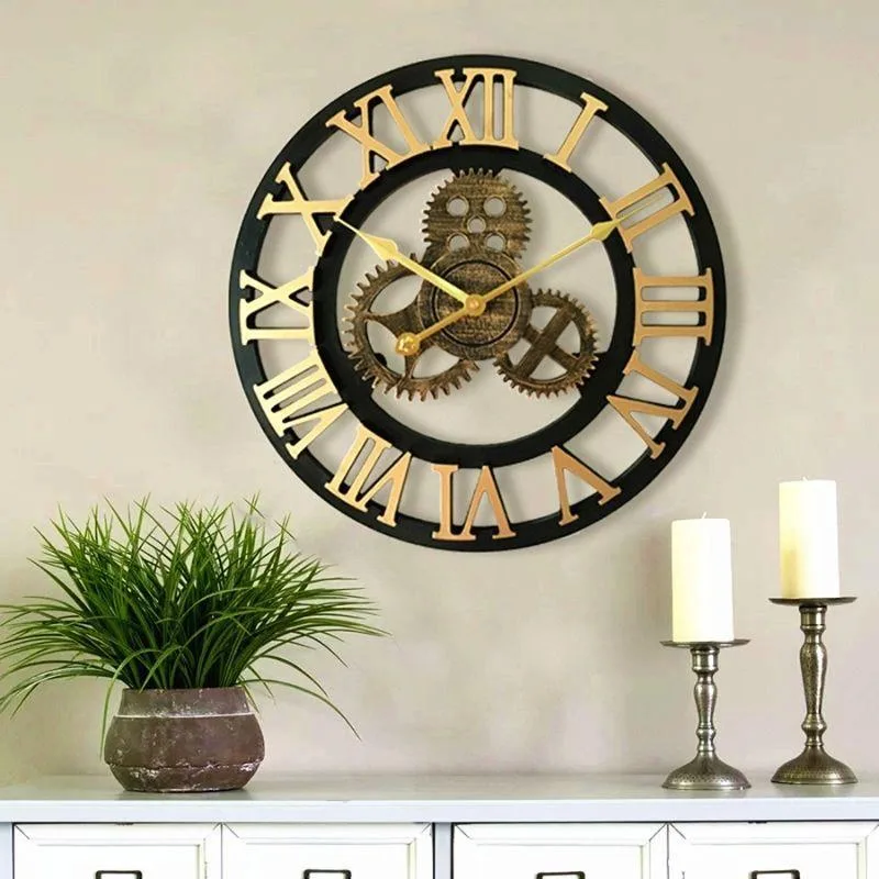 Aanzicht 4 — Steampunk horloge – tandwiel – model 2