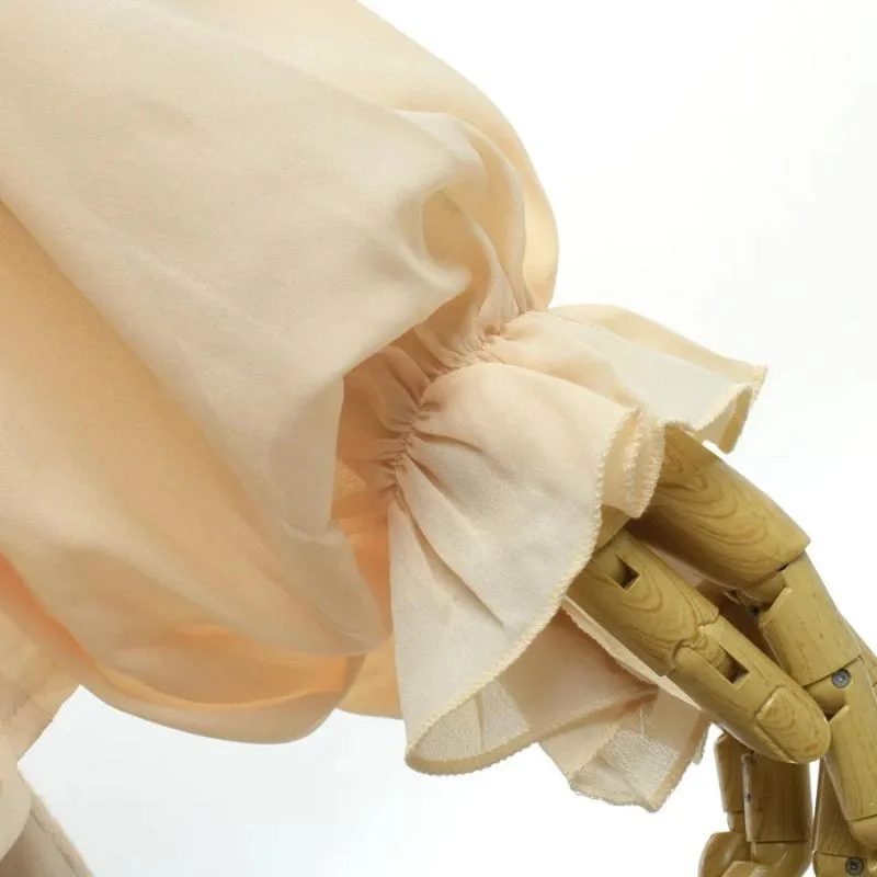 Aanzicht 3 — Blouse voor dames – middeleeuws mouw uitlopend