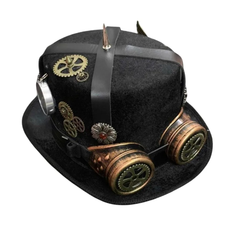 Steampunk hoed – met sierdetails
