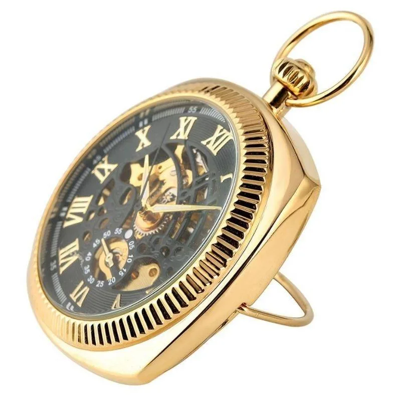 Aanzicht 5 — Zakhorloge – vierkant antieke uitstraling