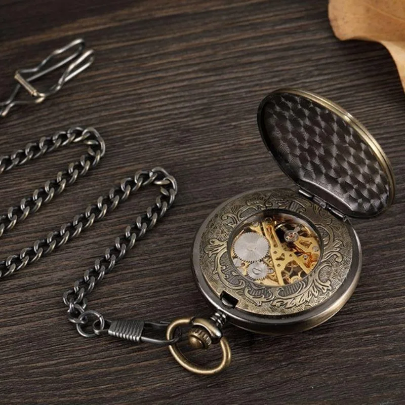 Aanzicht 3 — Steampunk zakhorloge – vintage – model 2